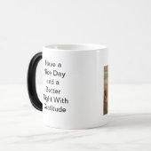 サファリ素晴らしセレニティ:オールシーズンの獅子像 モーフィングマグカップ (正面左)