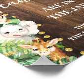 サファリ素朴シャワーゲームの看板 ポスター (角)