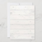 サファリ素朴ジャングルガール赤ちゃんシャワーbyメール 招待状 (裏面)