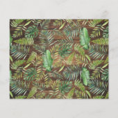 サファリ素朴タイムカプセル赤ちゃんシャワーアドバイスカード チラシ (裏面)