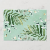 サファリ素朴野生動物図書室ベビー エンクロージャーカード (裏面)