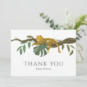 サファリ結婚のジャングル・チータありがとう サンキューカード (スタンド正面)