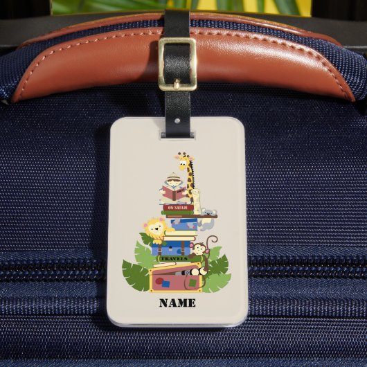 サファリ荷物タグ ラゲッジタグ (正面インサイチュ2)
