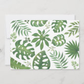 サファリ誕生日アニマルジャングルワイルドワンとブツ サンキューカード (裏面)