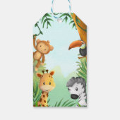 サファリ誕生日ギフトラベル ギフトタグ (裏面)