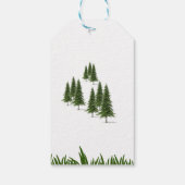 サファリ誕生日サンキューメッセージカード ギフトタグ (裏面)