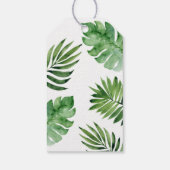 サファリ誕生日サンキューメッセージカード ギフトタグ (裏面)