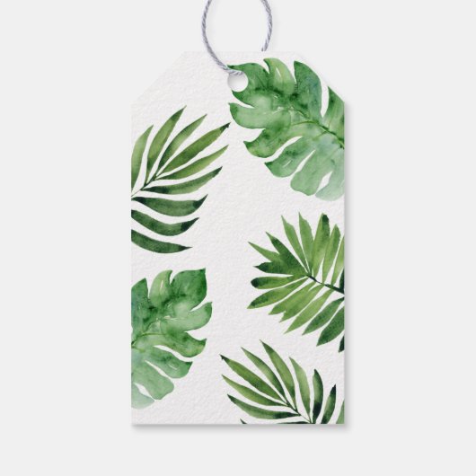 サファリ誕生日サンキューメッセージカード ギフトタグ (裏面)