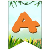 サファリ誕生日パーティーのバンティングバナー バンティングフラッグ (第3の旗)