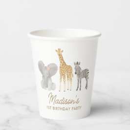 サファリ誕生日パーティー 紙コップ