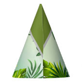 サファリ誕生日ライオン パーティーハット (裏面)