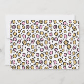 サファリ誕生日写真招待状 招待状 (裏面)