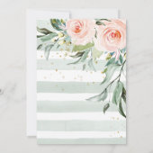 サファリ誕生日招待状ワイルドワンガールパーティー1s 招待状 (裏面)