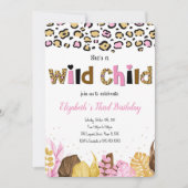 サファリ誕生日招待状 招待状 (正面)