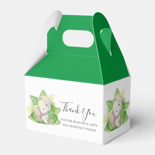 サファリ象のお気に入り フェイバーボックス (正面サイド)