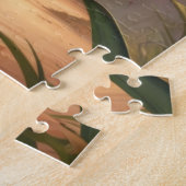 サファリ象パーソナライズされた ジグソーパズル (側面)