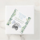 サファリ赤ちゃんシャワーありがとう フェイバータグ (インサイチュ)