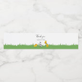 サファリ赤ちゃんシャワーかわいいジャングル動物ニュートラルスクー ペットボトルラベル (シングルラベル)