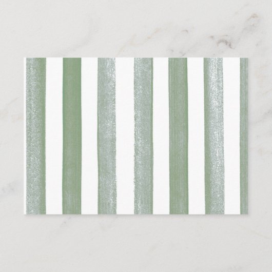 サファリ赤ちゃんシャワーブックリクエストカード エンクロージャーカード (裏面)