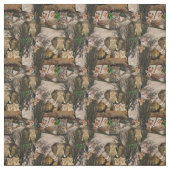 サファリ野生動物の目的地の繰り返しパターン ファブリック (見本)