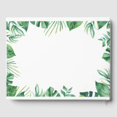 サファリ野生動物の赤ちゃんシャワー ゲストブック (裏面)