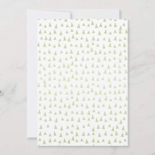 サファリ野生動物ジャングル動物園ボーイ誕生日 招待状 (裏面)