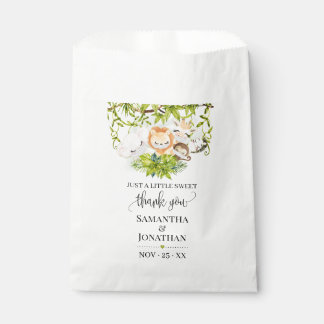 サファリ野生動物ベビーシャワー フェイバーバッグ