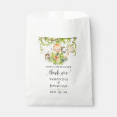 サファリ野生動物園の赤ん坊の動物の赤ちゃんシャワー フェイバーバッグ (正面)