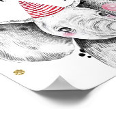 サファリ金ゴールドグリーン第1期マイルストーンのポスター ポスター (角)