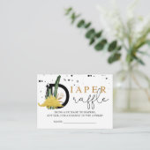 サファリ金ゴールド恐竜おむつラッフルインサート エンクロージャーカード (スタンド正面)