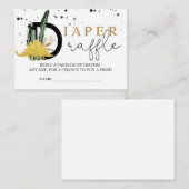 サファリ金ゴールド恐竜おむつラッフルインサート エンクロージャーカード (正面/裏面)