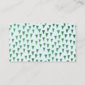 サファリ風おむつラッフルベビーシャワーチケット エンクロージャーカード (裏面)