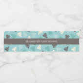 サファリ風ベビーシャワー ペットボトルラベル (シングルラベル)