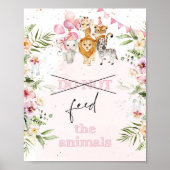 サファリ食べ物を与えーは動物の誕生日ではない ポスター (正面)
