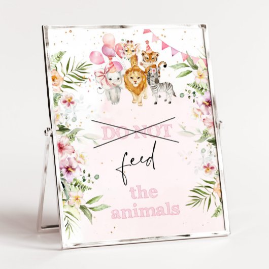 サファリ食べ物を与えーは動物の誕生日ではない ポスター