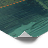 サファリ鮮やかジャングルシーン ポスター (角)