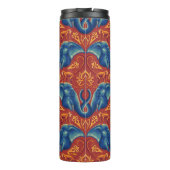 サファリ鮮やかタペストリーパターン – ザホワイトロータス タンブラー (裏面)