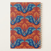 サファリ鮮やかタペストリーパターン – ザホワイトロータス プランナー手帳 (裏面)