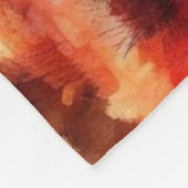 サファリ鮮やかーサンセット フリースブランケット (角)