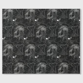 サファリ黒と白かわいいギフトユニーク|過去記事 ラッピングペーパー (フラット)