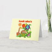 サファリ4th誕生日Tシャツとギフト カード (正面)