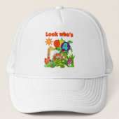 サファリ4th誕生日Tシャツとギフト キャップ (正面)