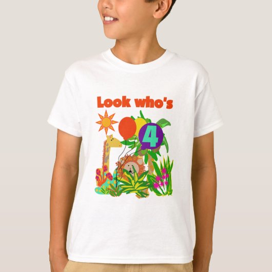 サファリ4th誕生日Tシャツとギフト Tシャツ (正面)
