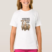 サファリ7歳の誕生日Tシャツ Tシャツ (正面)