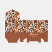 サファリ アニマル タイガー ファー パターン ワイルド ボホ フェイバーボックス (折り畳みなし)