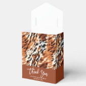 サファリ アニマル タイガー ファー パターン ワイルド ボホ フェイバーボックス (オープン)