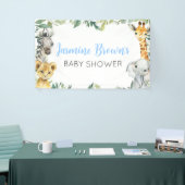 サファリ/ジャングル動物デジタル背景、バナー。 横断幕 (トレードショー)