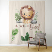サファリ テーマ ジャングル キッズ 誕生日 タペストリー (インサイチュ)