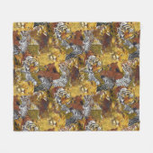 サファリ フリースブランケット (正面(横))