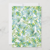 サファリ ベビーシャワー 感謝カード 招待状 (裏面)